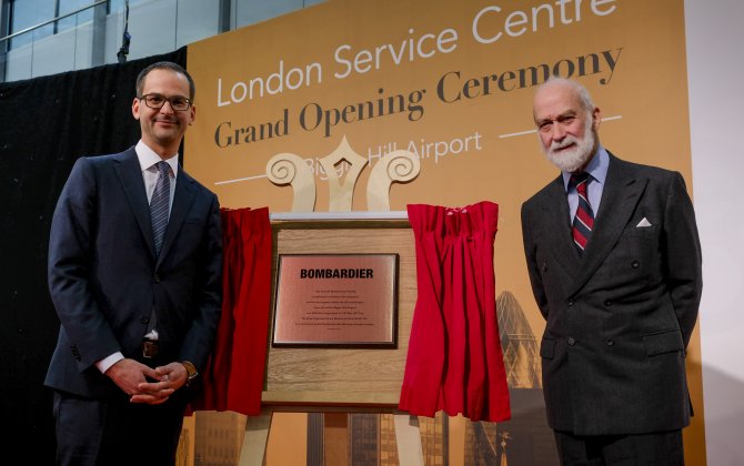 Bombardier Inaugurates New Service Centre at London Biggin Hill Airport