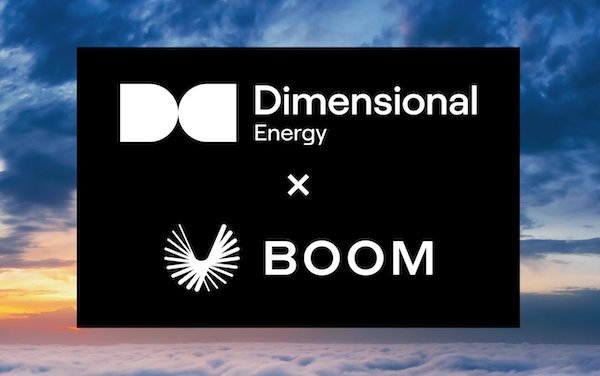 Boom Supersonic Sustainable Aviation Fuel supply agreement with Dimensional Energy