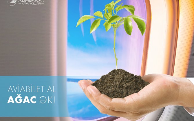 Buy AZAL flight ticket - plant a tree!
