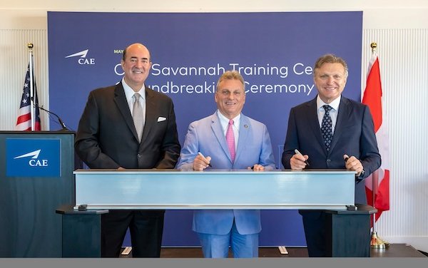 CAE set to break ground on new Savannah Business Aviation Training Centre dedicated to training on Gulfstream aircraft