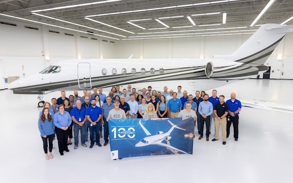 Cessna Citation Longitude reaches 100th delivery