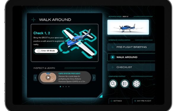 Cirrus Approach flight training app relaunches with augmented reality pre-flight