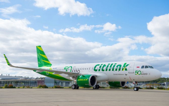Citilink takes delivery of 50th A320 Family aircraft
