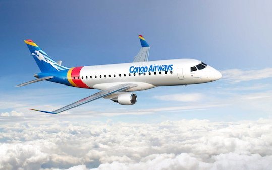 Congo Airways orders  Two Embraer E175 Jets