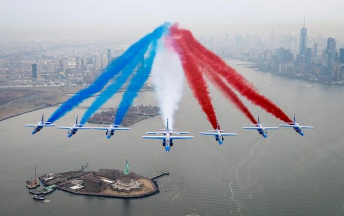 Daher escorts Patrouille de France US