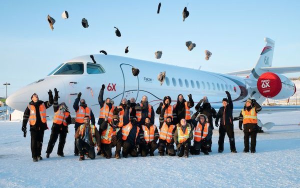 Dassault Aviation Falcon 6X successfully completes cold soak trials