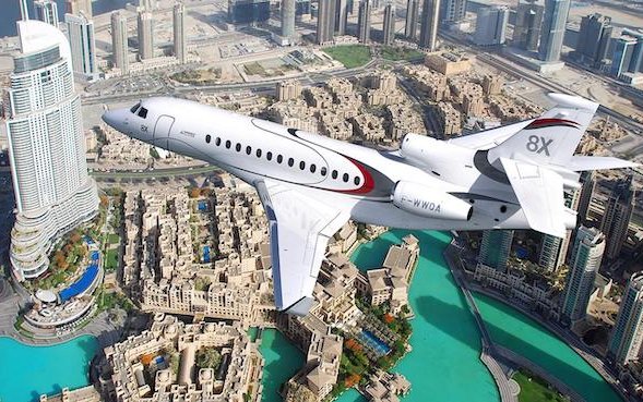 Dassault Falcon 8X in the spotlight at MEBAA 2018
