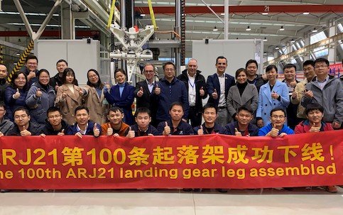 Delivery of 100th ARJ 21 Landing Gear Strut - Liebherr LAMC Aviation 
