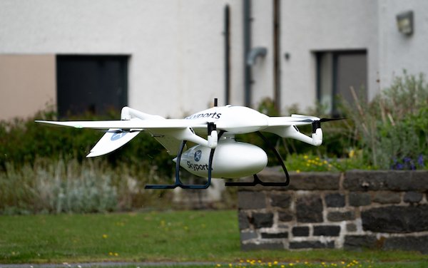 Delivery trial for NHS in Scotland to support UK COVID-19 response: Thales, Skyports and Wingcopter 