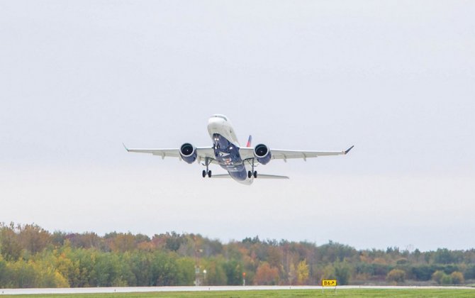 Delta Air Lines A220 takes to the skies for its first flight