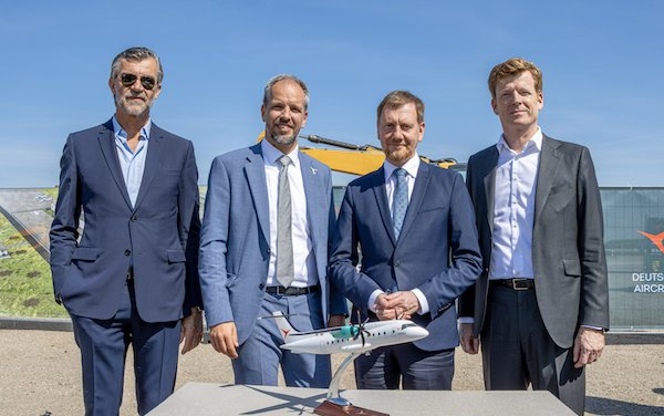 Deutsche Aircraft lays cornerstone for D328eco Final Assembly Line at Leipzig/Halle Airport: first regional aircraft built in Germany in 20 years