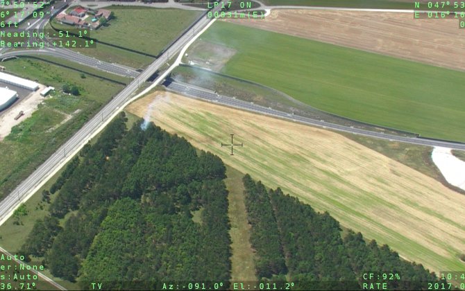 Diamond Aircraft discovered forest fires