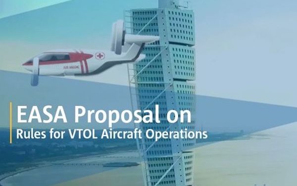 EASA proposes rules for VTOL operations, including air taxis