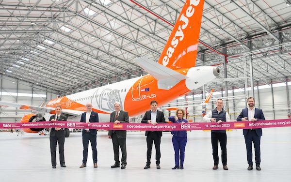 easyJet opens first continental European maintenance hangar at BER airport
