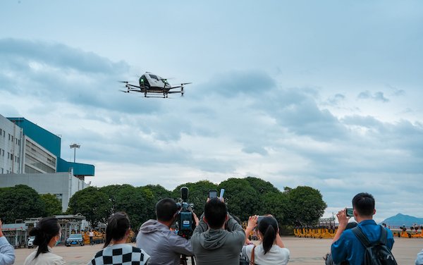 EHang & HAECO Group exploring partnership in advanced air mobility