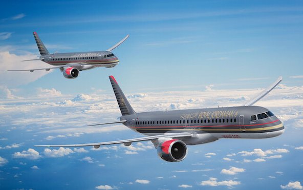 Embraer and Azorra seal deal with Royal Jordanian Airlines for eight new E2 jets