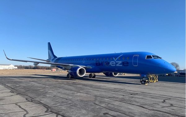 Embraer and Breeze Airways signed pool program agreement