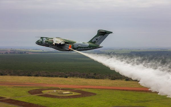 Embraer concludes flight tests for firefighting capability for the C-390 Millennium