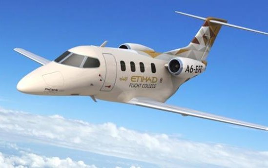 Embraer Executive Jets delivers first Phenom 100E to Etihad Flight College