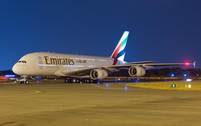 Emirates A380 Returns to Narita, Japan