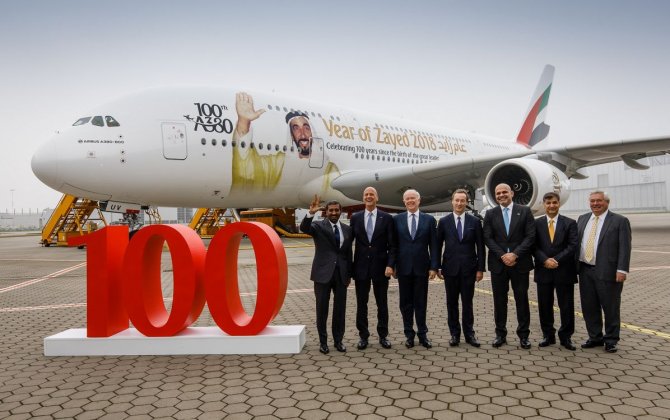 Emirates welcomes 100th A380 to its fleet