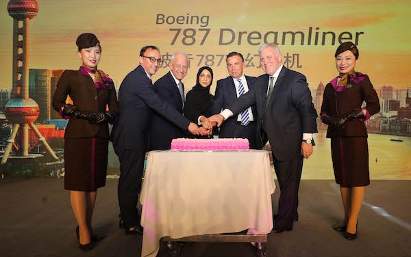 Etihad Airways Boeing 787-10 Dreamliner services to Shanghai