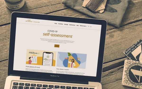 Etihad Airways partners with Medicus AI to launch COVID-19 risk assessment tool across digital platforms