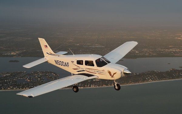 FAA Certified Piper 100i on display for the first time at Sun-n-Fun