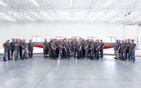 FACC Wichita performs 1000th Split Scimitar Winglet modification