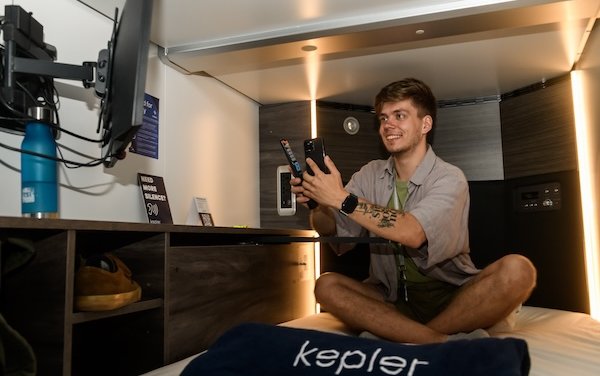 First airport capsule hotel in the Baltics, Kepler Club, has opened at Riga Airport
