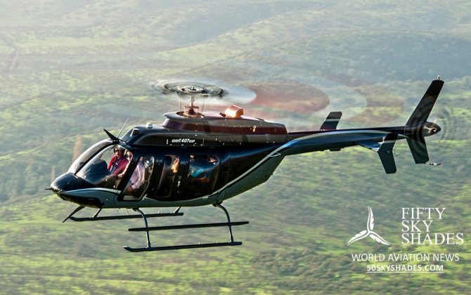 First Bell 407GXP of 100 delivered to Shaanxi Helicopter
