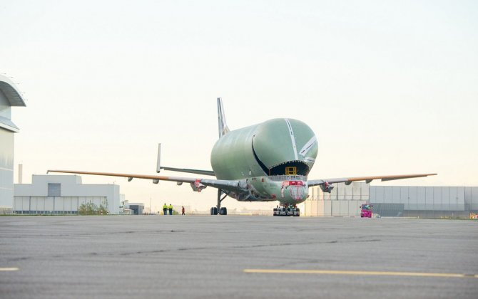 First BelugaXL transporter rolls off assembly line