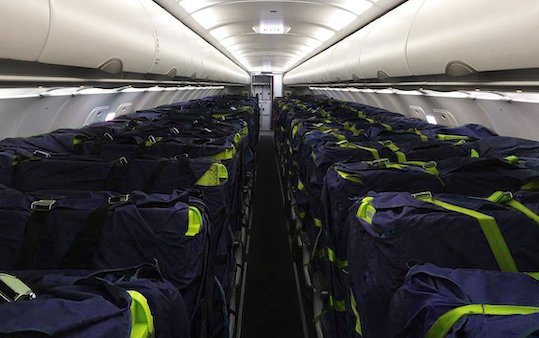 First EASA-certified commercial Cargo Seat Bags 