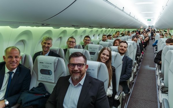 First European airline to launch SpaceX&rsquo;s Starlink in-flight connectivity - airBaltic 