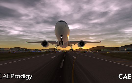First full flight simulator with gaming-engine-powered CAE Prodigy image generator achieves level D qualification