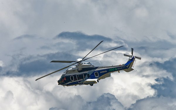 First helicopter flight powered solely by sustainable aviation fuel