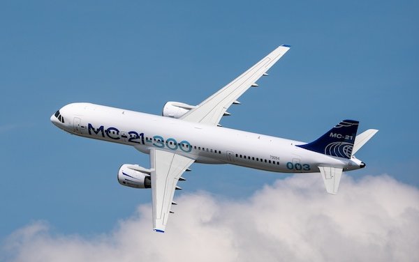 First international flight of MC-21-300 passenger plane to Istanbul