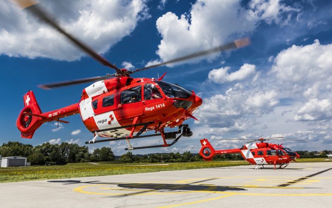 First mission for the new Rega helicopter