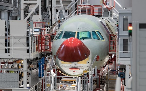 First Qantas A321XLR progresses to final assembly line 