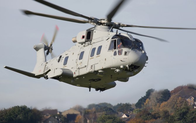 FIRST ROYAL NAVY AW101 MERLIN MK4 MAKES ITS MAIDEN FLIGHT