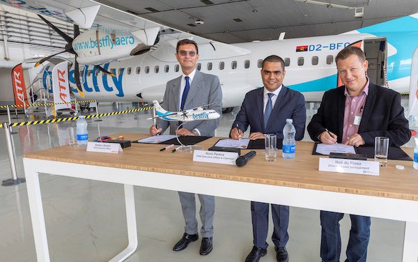 First two ATR 72-600s for Angola Bestfly signed 