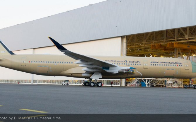 First Ultra Long Range A350 XWB makes its debut