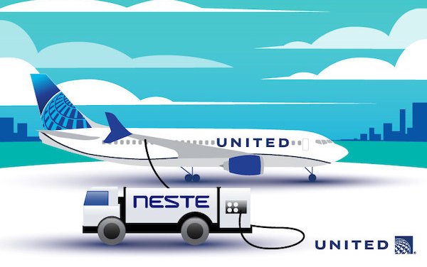 First U.S. airline to sign agreement to purchase SAF overseas - United 