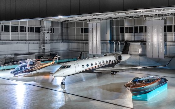 Flexjet and Ferretti Group unveil Riva Volare private jet & helicopter interior 
