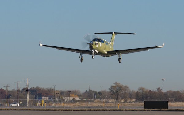 Flight test phase with landmark first flight - Beechcraft Denali