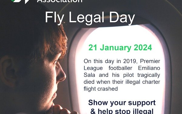Fly Legal Day highlights the dangers of illegal charter