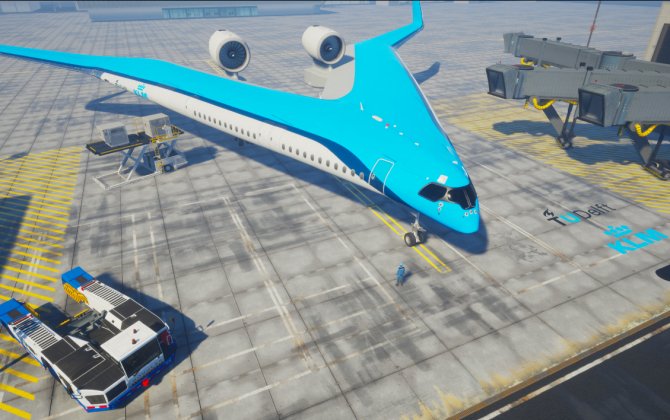 Flying-V to make aviation more sustainable, a joined force - KLM and TU Delft
