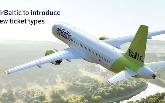Green tails, green tickets - new ticket types by airBaltic