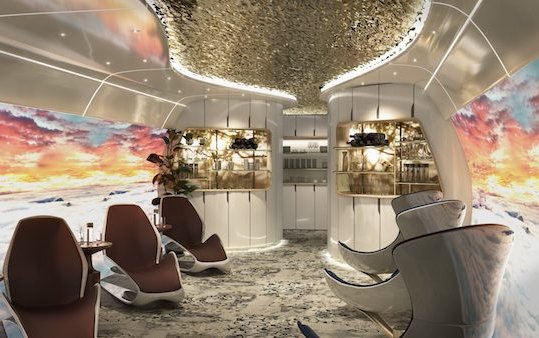 Greenpoint Technologies won design award for Boeing Business Jet MAX 8 interior concept