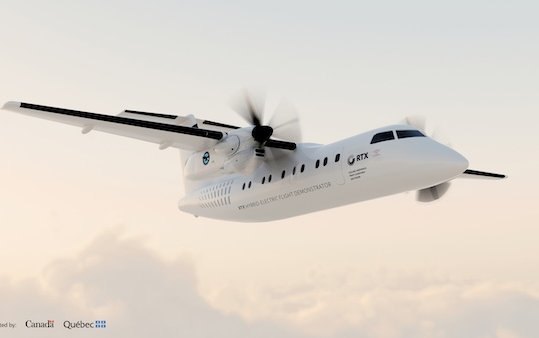 H55 battery technology helps power progress of RTX Hybrid-Electric Flight Demonstrator